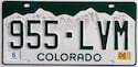 Colorado License Plate Lookup Example