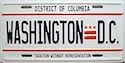 DC Columbia License Plate Lookup Example